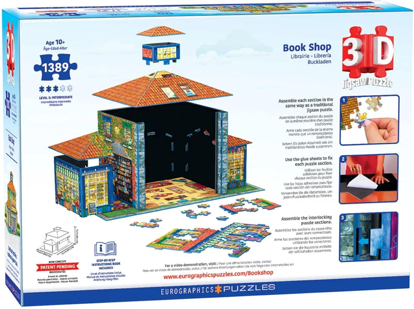 EuroGraphics - Book Shop 3D Jigsaw Puzzles