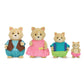 Li'l Woodzeez Cat Family Figure Set with Storybook, Whiskerelli, Playsets