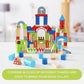 Discovery™ Wood Castle Blocks 80-Piece [Amazon Exclusive] Natural Wooden Building & Stacking Set, Imagination & Creativity Kids Activity Kit