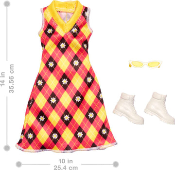 Barbie Mattel Fashion Clothing Complete Look and Accessories Mod Sdos (HJT17)