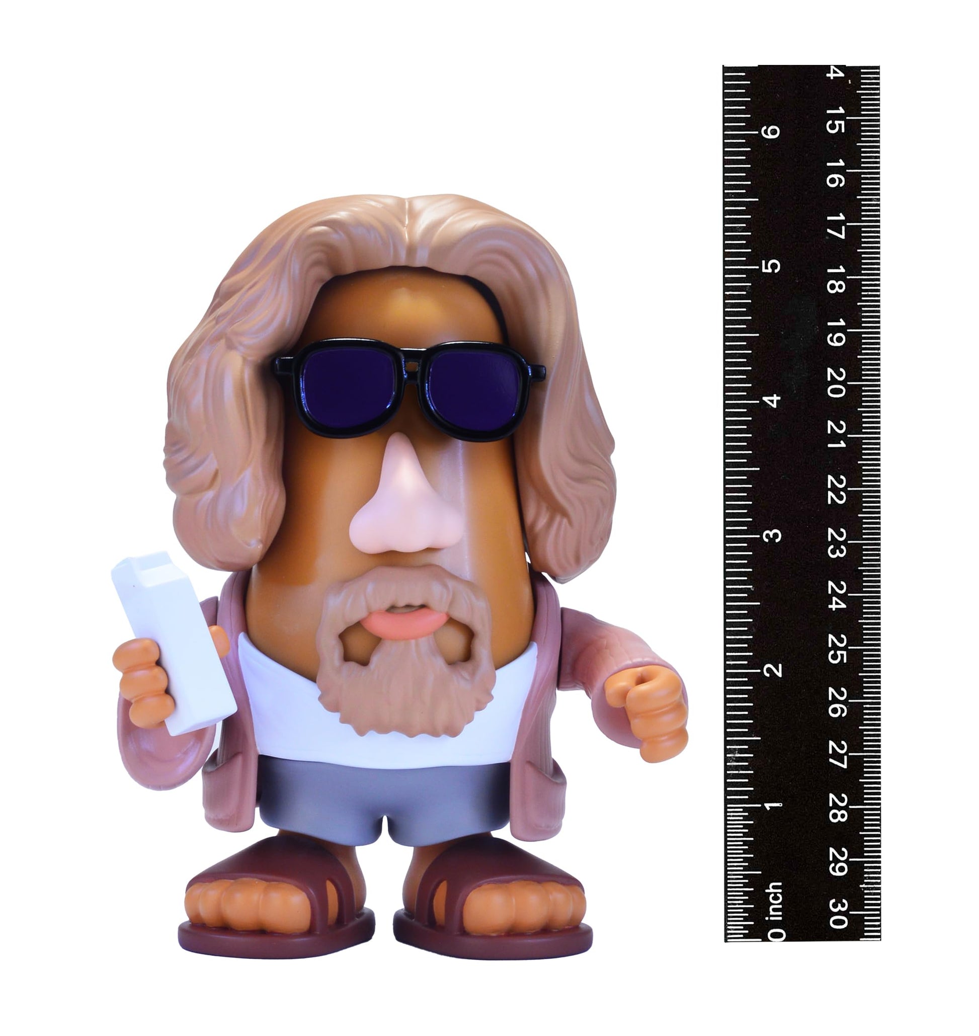 Poptaters The Big Lebowski, The Dude 4" Collectible Toy Figure - with 12 Interchangeable Pieces & Surprise Part - Toys for Kids & Adults - Ages 8+