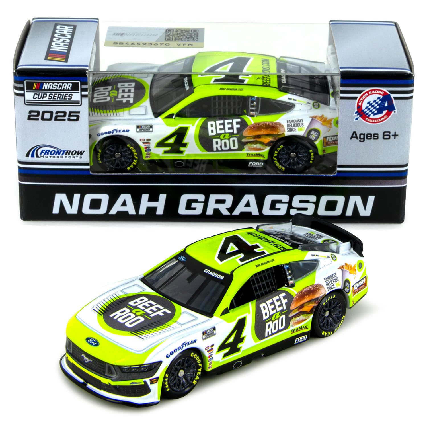 Noah Gragson 2025 Beef-A-Roo ARC Diecast Car 1:64 Scale