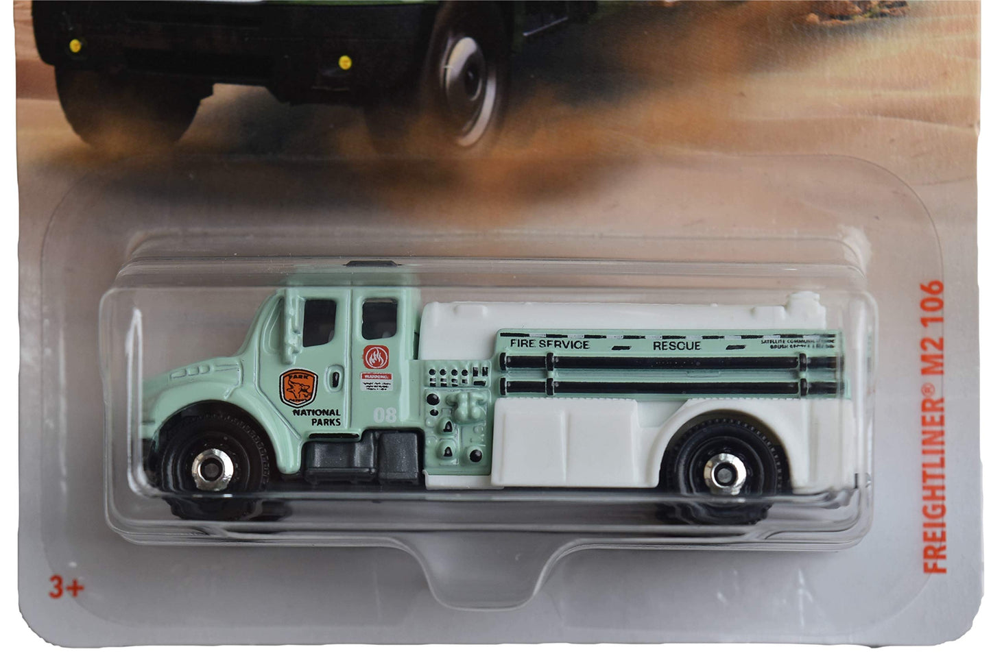 Matchbox 2019 MBX Off-Road Freightliner M2 106 (Fire Engine) 61/125, Pale Green