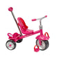 Kid Concepts 12? Soft Bodied Blonde Baby Doll & Tricycle Set - Adjustable 18? Handle, Storage Compartment, Comb & Mirror - Role Play Toy for Girls 3+