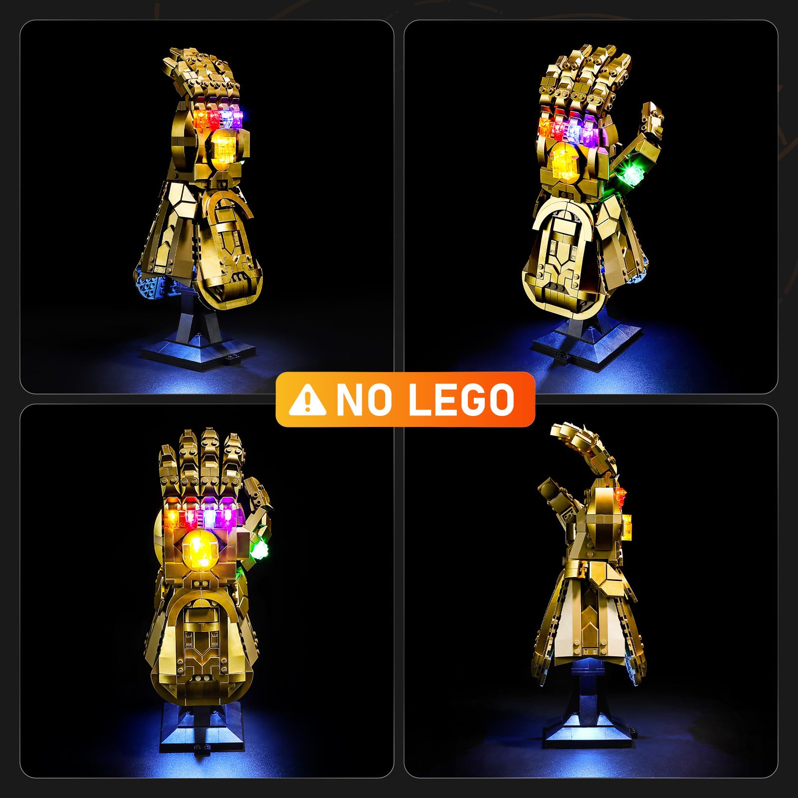 LIGHTAILING Led Light for Lego 76191 Infinity Gauntlet Building Blocks Model - NOT Included The Model Set