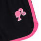 Barbie Big Girls T-Shirt and Dolphin Active Shorts Outfit Set Pink/Black 14-16