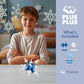 PLUS PLUS Snowflake - 3D Puzzle Building Block Set Tube, Mini Interlocking Pieces, Fun Holiday Activities for Kids