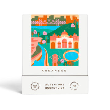 Reach International Outfitters Arkansas Adventure Bucket List: 50 Scratch-Off Cards for Outdoor Activities, Tourist Attractions, and Road Trips
