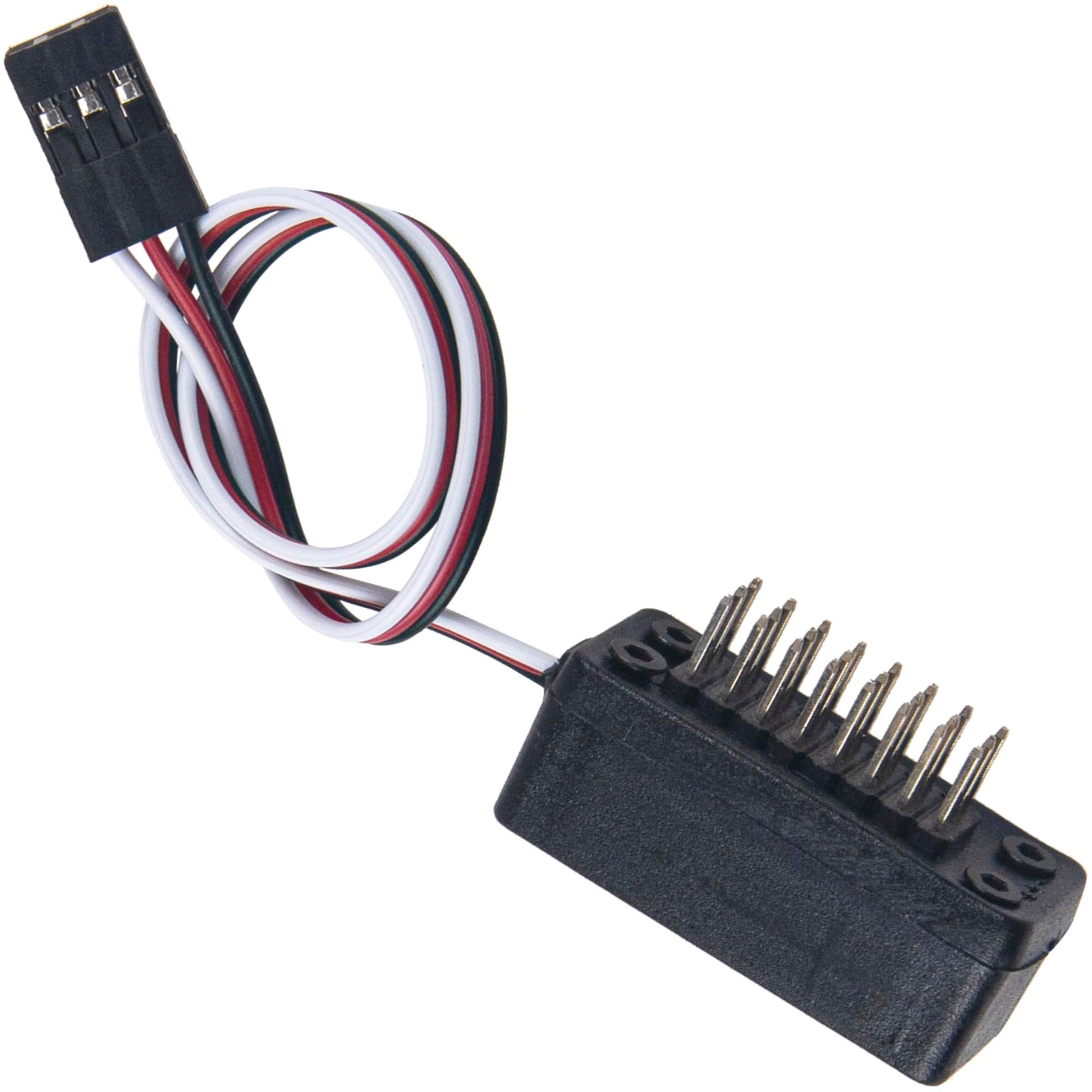 Vgoohobby RC Car CH3 Extender CH3 Control Switch 8-Port Hub Third Channel Switch Compatible with 1/8 1/10 1/16 RC Car Led Winch Roof Led Light