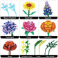 Flowers Bouquet Building Set for Adults, Wildflowers Icon Flowers Botanical Collection Kits Compatible with Lego Flowers, Valentines Flowers Sets