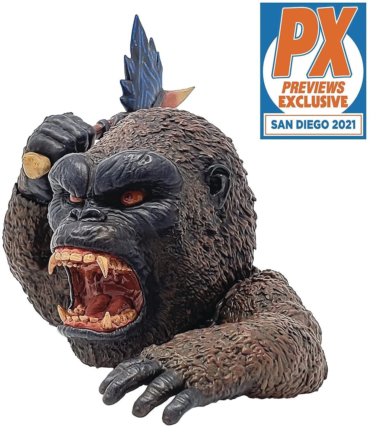 Mondo Tees San Diego Comic-Con 2021 Exclusive Mondoids Kong vs. Godzilla: Kong Vinyl Figure, Multicolor