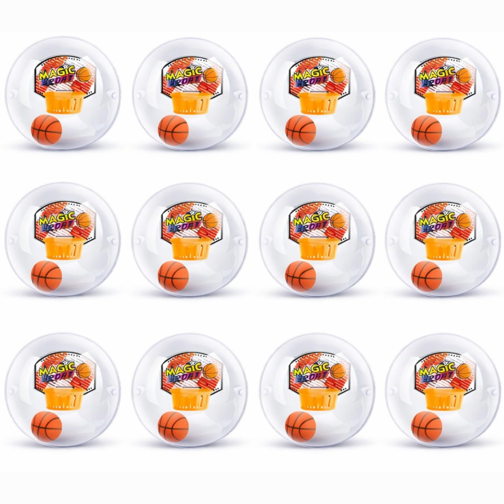 Liberty Imports 12 Pack Mini Basketball Electronic Handheld Shoot & Score Hoop Game with LED Lights & Sounds, Bulk Toys Birthday Party Favors Prizes