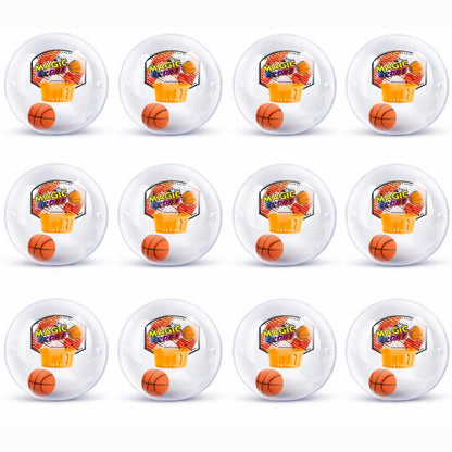 Liberty Imports 12 Pack Mini Basketball Electronic Handheld Shoot & Score Hoop Game with LED Lights & Sounds, Bulk Toys Birthday Party Favors Prizes