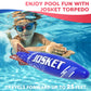 JOSKET 10" Underwater Diving Toys Pool Torpedo Toys Swimming Throwing Torpedo Bandits Water Rockets Training Dive Toys