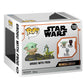 Funko POP! Deluxe: Star Wars: The Mandalorian - Din Grogu with Frog