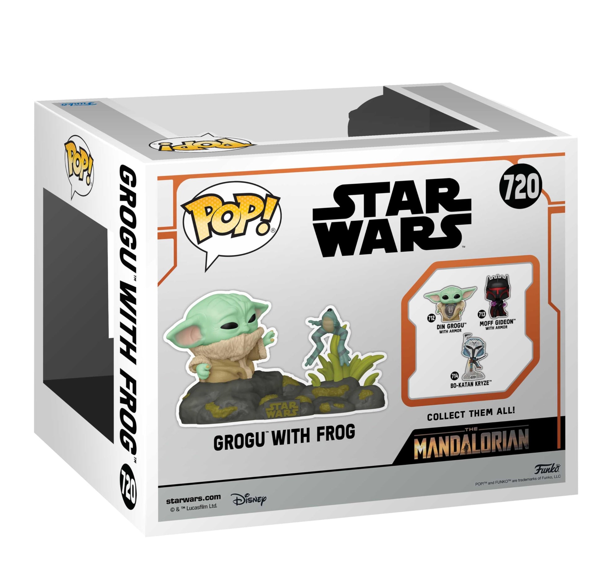 Funko POP! Deluxe: Star Wars: The Mandalorian - Din Grogu with Frog