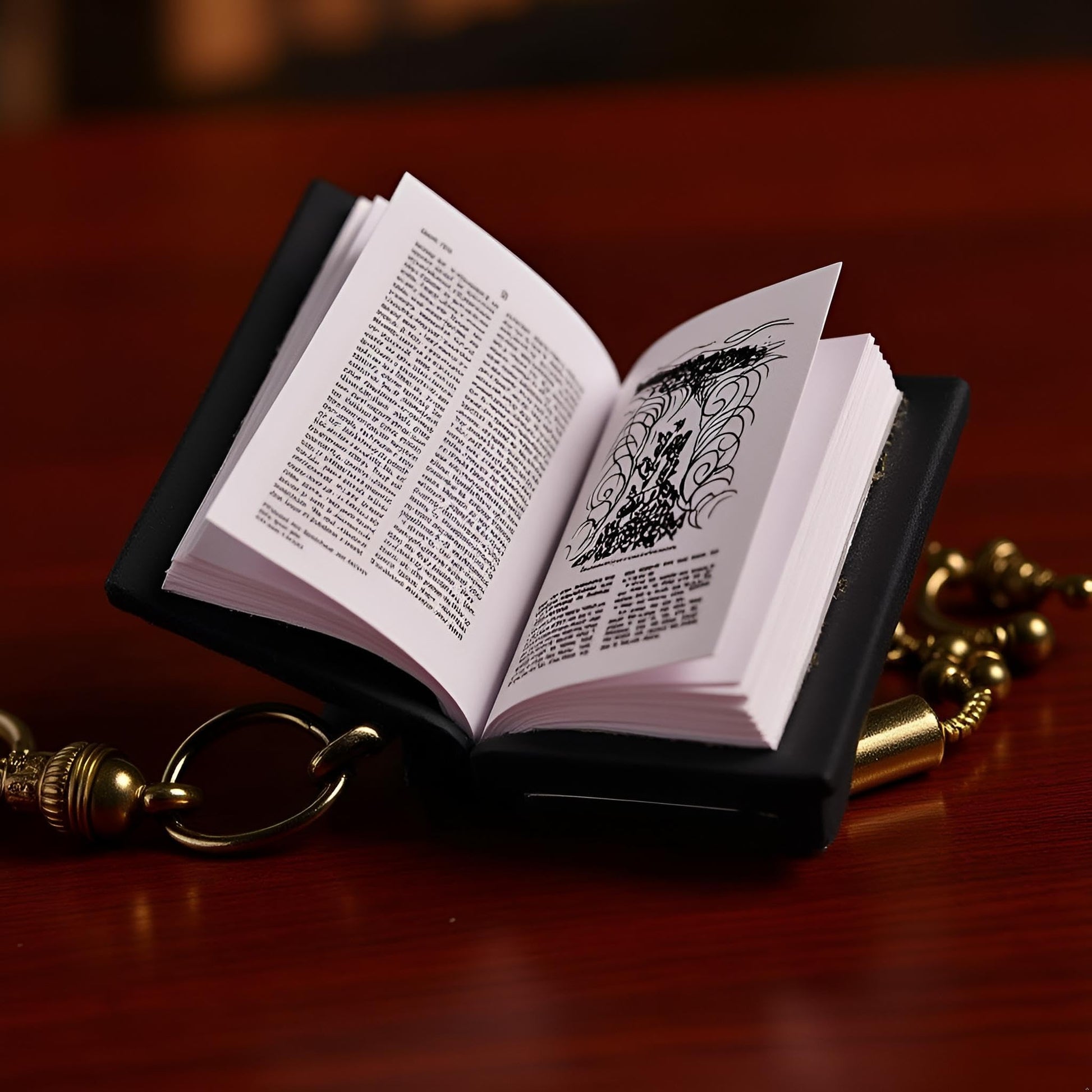 1/12 Scale Mini Bible Book Replica - Realistic Dollhouse Library Accessories for Bookshelf and Bedroom Scenes | Collectible Miniature Books