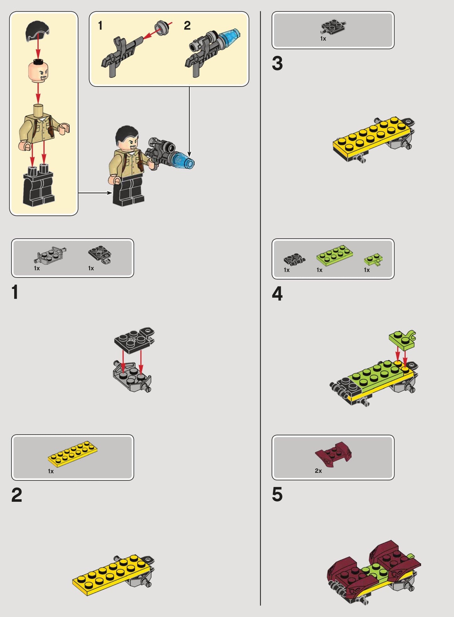 LEGO Jurassic Park: Baby Dino Transport with Vic Hoskins Patrol - Building Set - 1 Piece - Ages 6+
