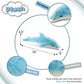 Puzzled Super Soft Large Dolphin Plush, 18"