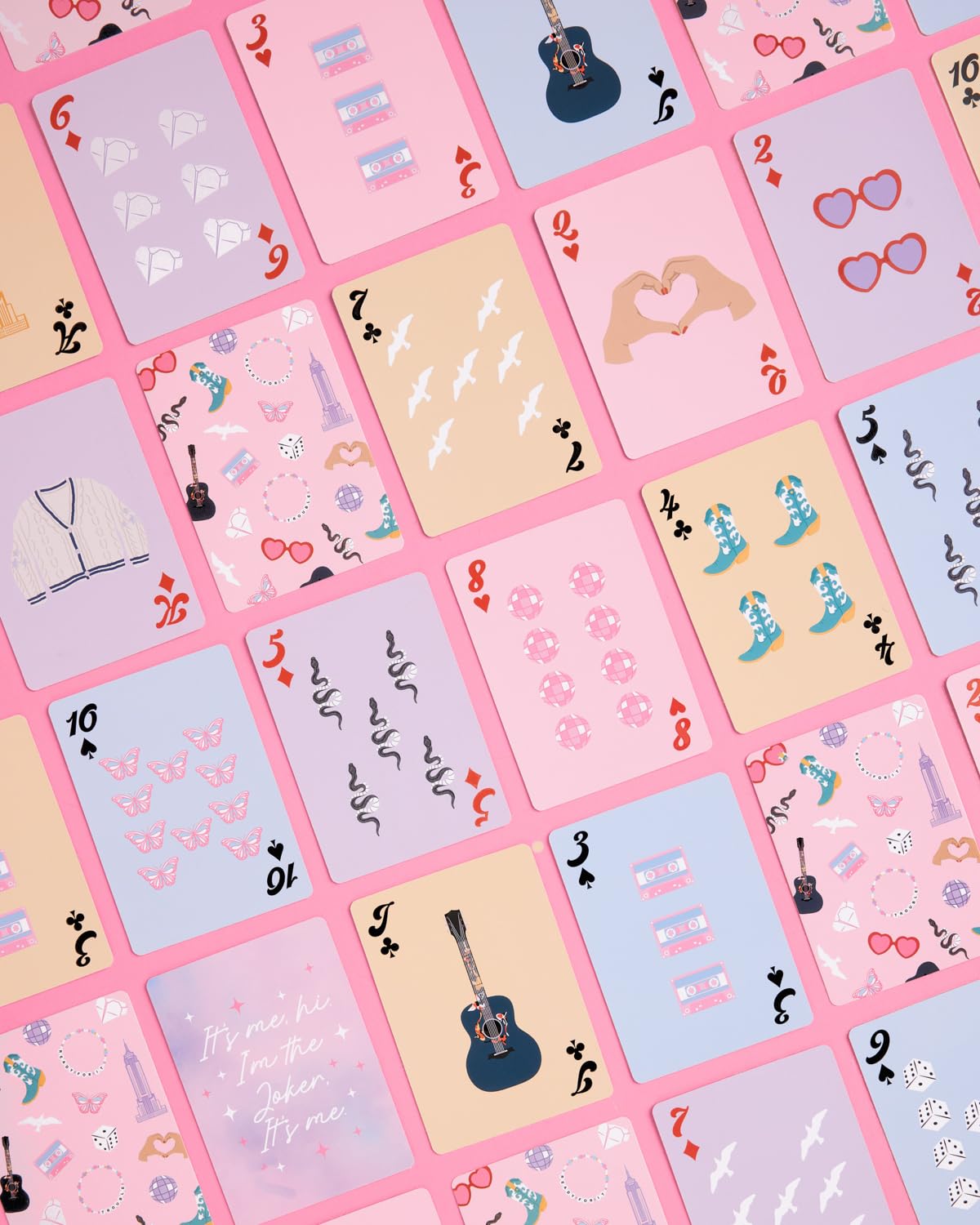 xo, Fetti Playing Card Set - 54 pcs | Bachelorette Theme Game, Birthday Party Activity, Girls Night Decor, Bach Accessory
