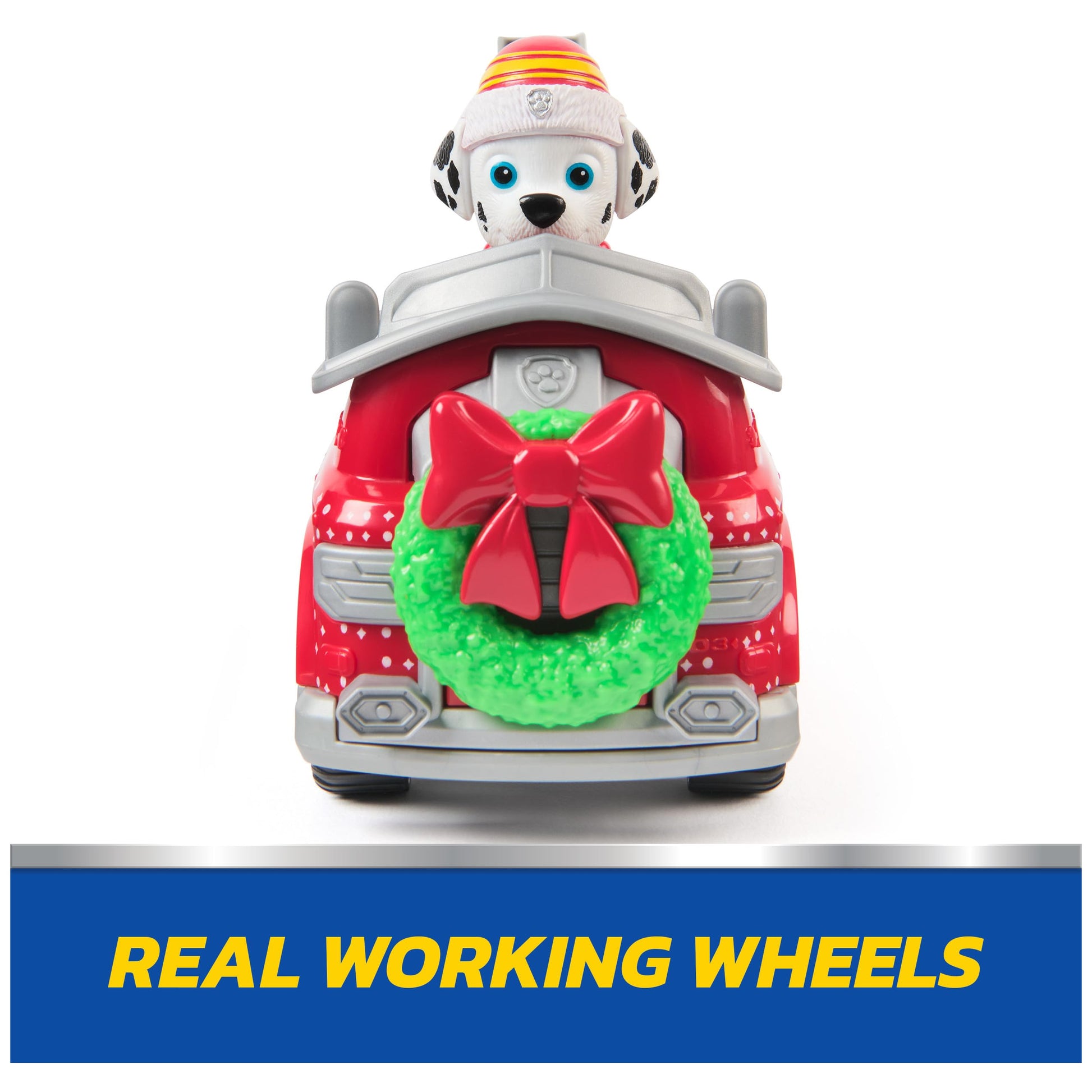 Paw Patrol Holiday Vehicle Bundle, Holiday-Themed Chase, Marshall & Skye Action Figures & Rescue Vehicles, Kids Toys for Boys & Girls Ages 3 & Up