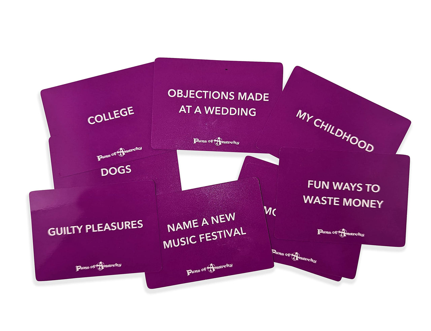 Puns of Anarchy Expansion Pack - The Outrageous Pun-Making Game - Nothing is Safe from Becoming Hilarious Wordplay for Creative People