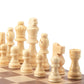 AMEROUS Wooden Chess Pieces Only, 32 Pieses / 3.05" King/Storage Bag/Gift Package, Standard Tournamen Staunton Wood Chessmen for Chessboard