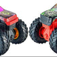 Monster Trucks Dueling Doubles Toadal Terror and Splatter Time - Each Truck Measures 5"x3.25"x4.25" - Revving Wheels!