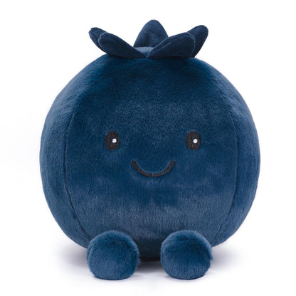 BEEPEACH 8 inch Cute Blueberry Plush Toy with Legs Soft Stuffed Doll Berry Fruit Plushie for Birthday Gift