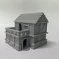 HAUTICO Tabletop Miniature Little Town Building Terrains for RPG War Games - 18mm Scale Scenery with Medieval Style, Dioramas Building Set, Paintable
