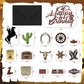 Cowboy Cake Toppers Glitter Cowboy Hat Cake Decorations Party Decoration