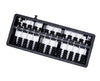 Abcsea 1 Piece Abacus 13 Digits, Chinese Vintage, Wooden, for Arithmetic Mathematic Education, black