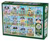Cobble Hill 1000 Piece Puzzle - Seaside Shops - Sample Poster Included