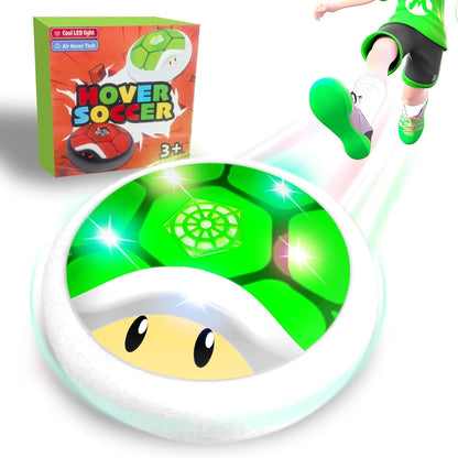Glückpa Kids Hover Soccer Ball with LED Lights and Soft Foam Bumper