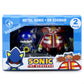 Kidrobot Sonic the Hedgehog Metal Sonic & Dr Eggman Vinyl Mini Figures