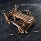 YAQUMW The Wu-HOU Crossbow Chariot Three Kingdoms Weapons Scale Model Kits-DIY 3D Wooden PuzzleTabletop Game Toy Retro Mechanical