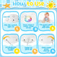 TFS TOP·FANS Baby Whale Bath Toy Infant: Light Up Fountain 6-12 Months Old Bathtub 18-24 Pool 3 4 5 7 8 9 10 15 Sprinkler Tub Water Toys Toddlers 1