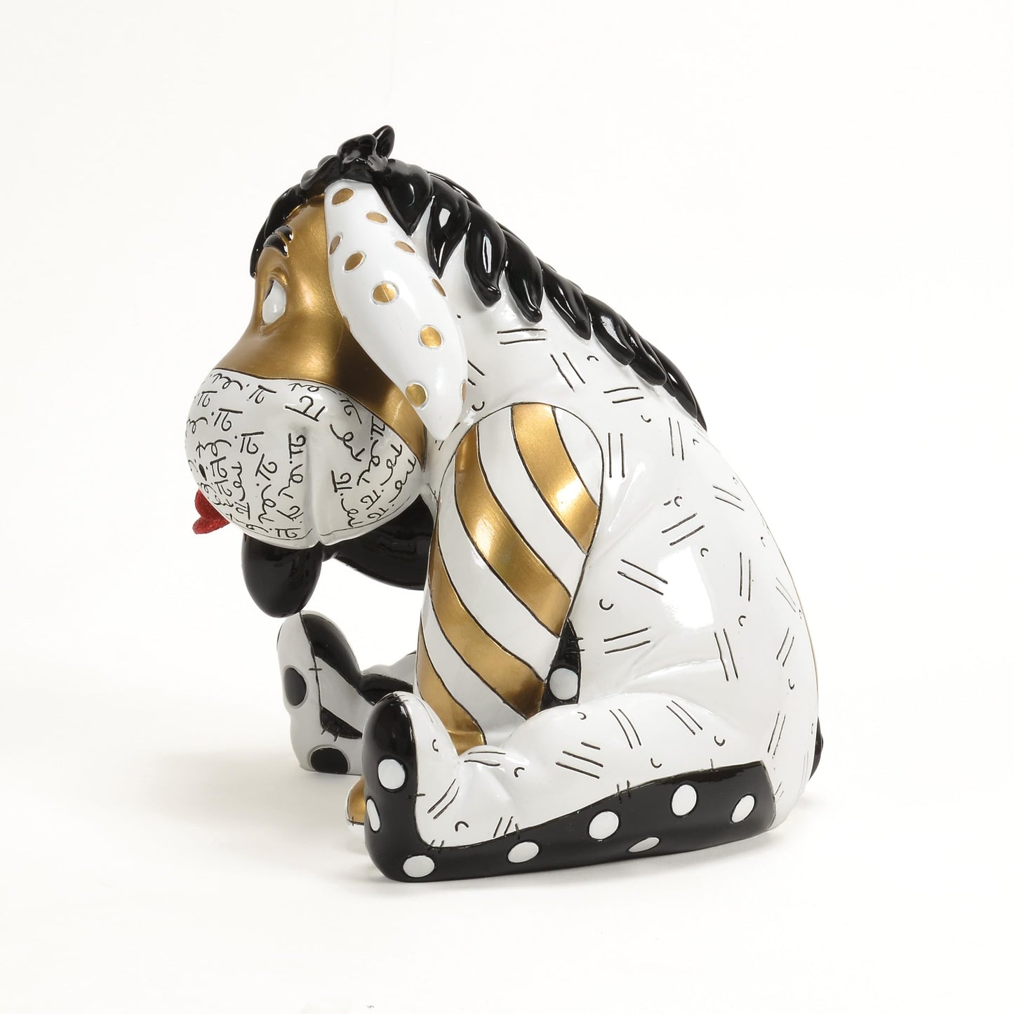 Enesco Disney Britto Winnie the Pooh Eeyore Butterfly Midas Figurine, 6.38 Inch, Multicolor
