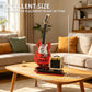 HJPLPXH Rock Guitar Interactive Building Block Set, Creative Construction Model Toy with Display Stand, DIY Collectible for Home Decor, for Adults