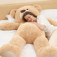 Toys Studio Ultra Soft Teddy Bear 51 inch Giant Stuffed Animal for Girls Large Stuffed Teddy Bear Plush Toy Women Kids Gifts Christmas Easter