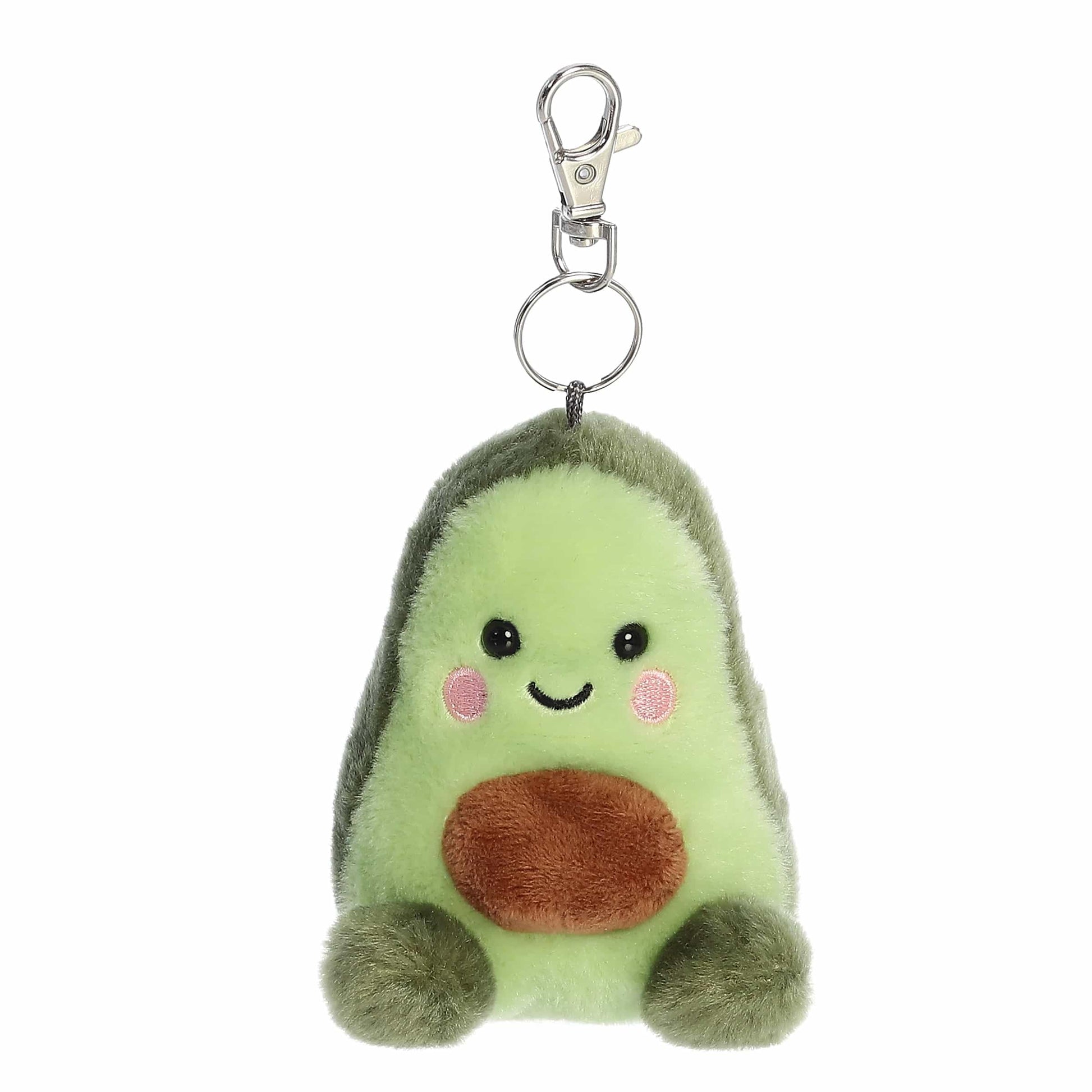 Aurora® Adorable Palm Pals™ Airy Avocado™ Clip-On- Fun Collectible Plush for Kids and Adult Collectors - Perfect for Backpacks and Birthday Gifts