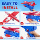 Neoot Toy Airplane, 3 Pack Airplane Launcher Toys 2 Flight Mode Glider Plane Outdoor Toys for Kids Ages 3 4 5 6 7 8 9 10 11 12 Year Old Boys & Girls