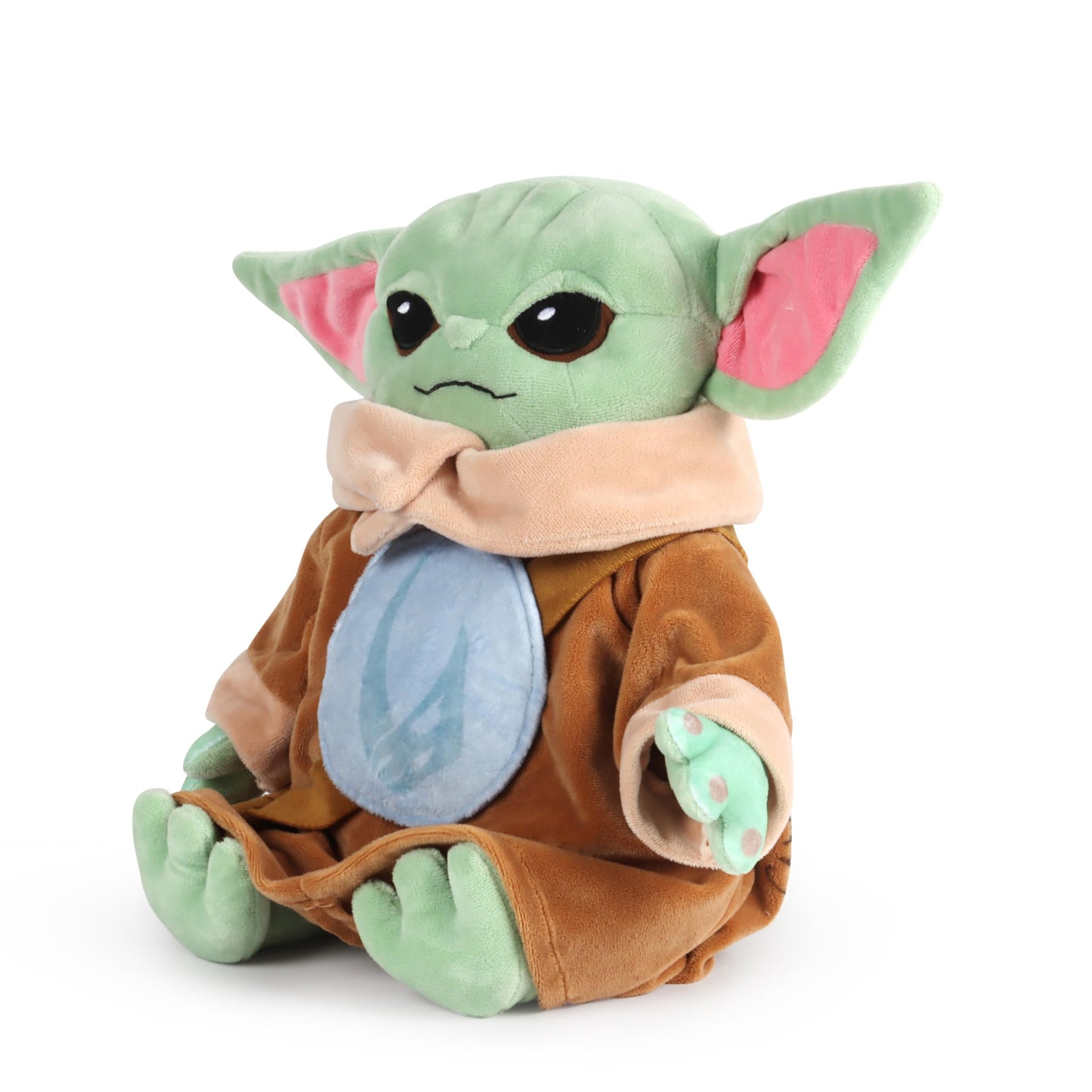 Jay Franco The Mandalorian Plush Pillow Buddy - Large Kids Ultra-Soft Stuffed Plushie & Cozy Pillow, Official Licensed Star Wars, 15 Inches, Multi