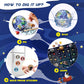 Gemstone Dig Kit - 40 Real Gems & Crystals, STEM Toy for Kids 6+