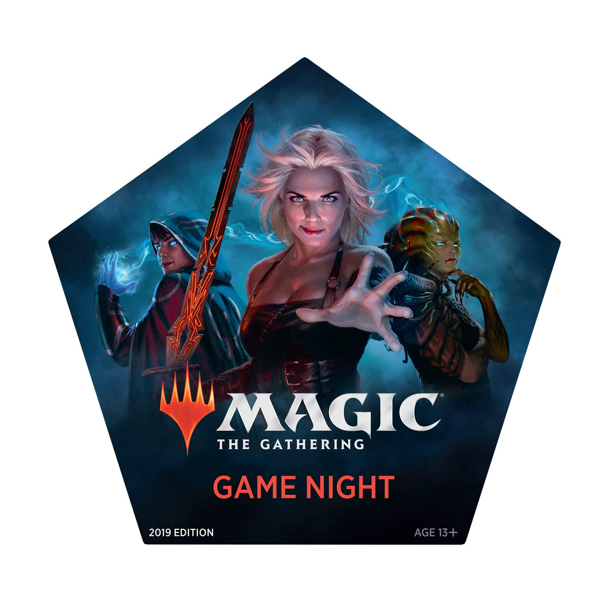 Magic: The Gathering Magic Game Night 2019 | Card Game for 2-5 Players | 5 Decks | 5 Dice | Accessories