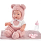 Enjoyin 12" Baby Doll with Accessories for Toddler Girls Ages 3+ | Includes Pink Outfit, Pacifier, Bottle & Soft Blanket | Interactive Role-Play Toy