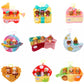 Baby Born Mini Babies Playset - Unwrap Surprise Twins or Triplets Collectible Baby Dolls with Soft Swaddle, Blanket, Ducky Pull Toy Series 3