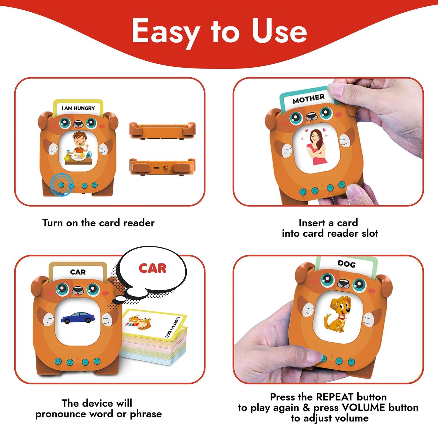 Just Smarty Talking Flash Cards for Toddlers