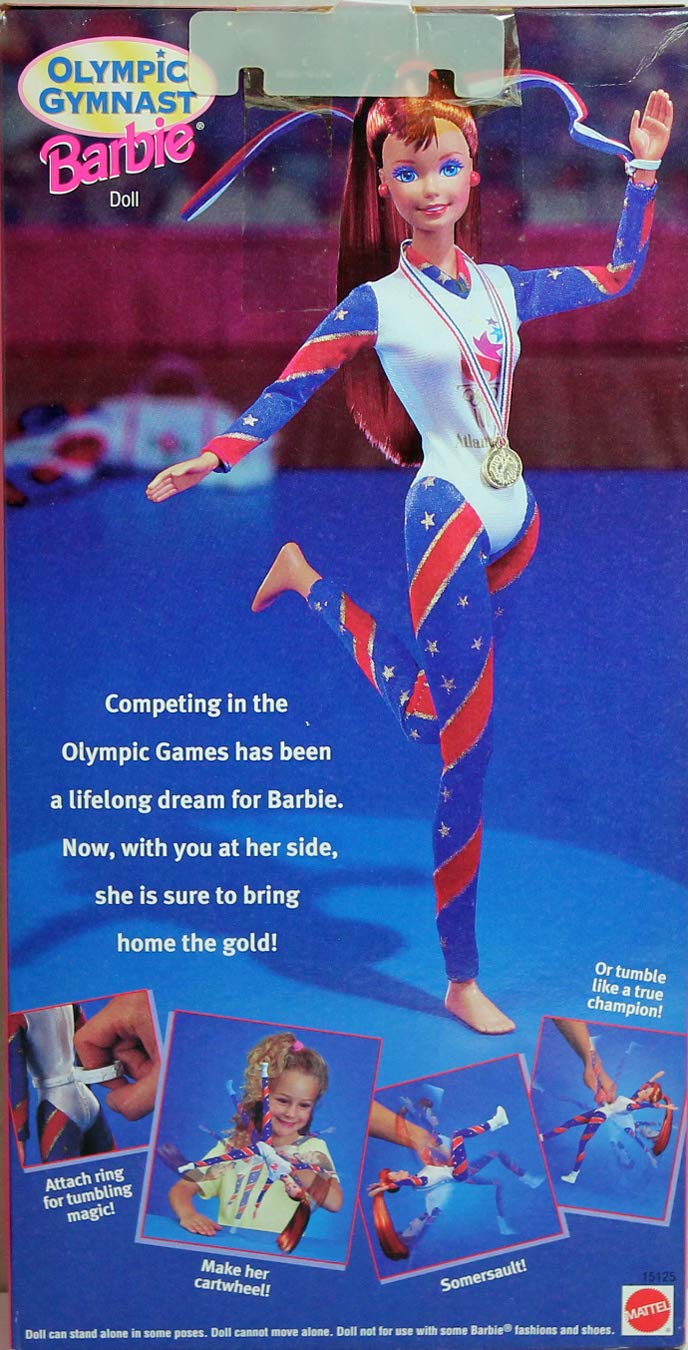 Barbie Olympic Gymnast Barbie Doll (Auburn Hair 1995)