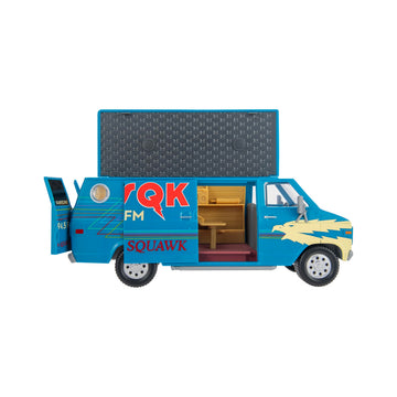 Jazwares Stranger Things WSQK Van Playset - 8-Inch Vehicle Plus 4-Inch Figure